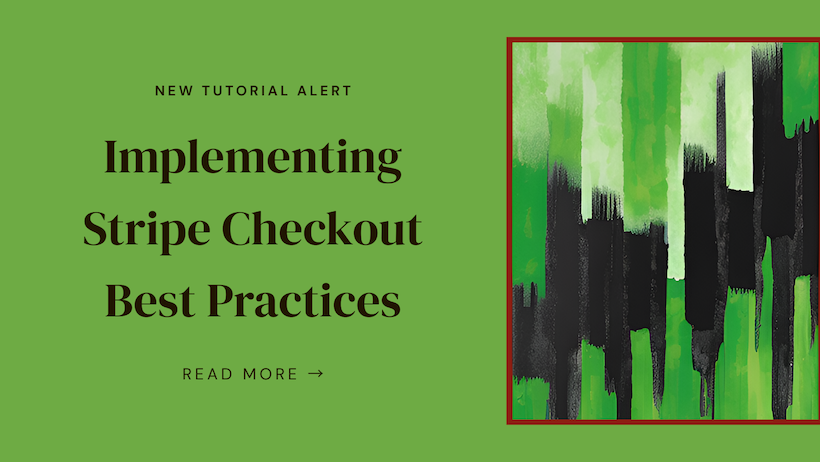 Stripe Checkout implementation diagram